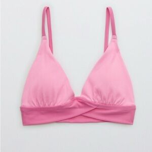 Aerie Ribbed Mix Crossover Bikini Set
